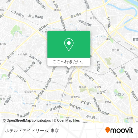 ホテル・アイドリーム地図