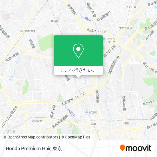 Honda Premium Hair地図