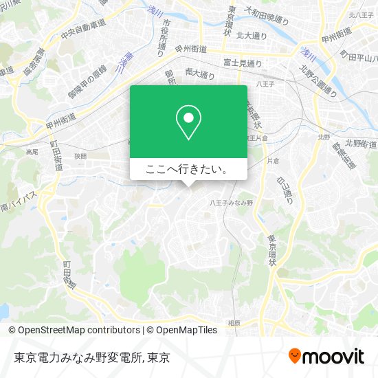 東京電力みなみ野変電所地図