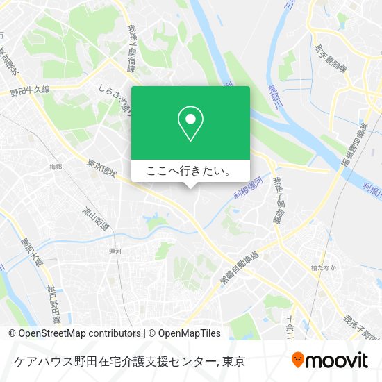 ケアハウス野田在宅介護支援センター地図