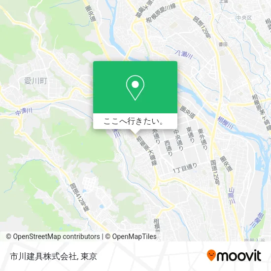 市川建具株式会社地図