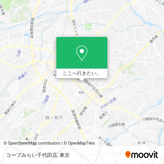 コープみらい千代田店地図