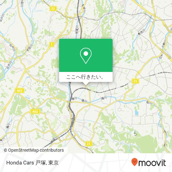 Honda Cars 戸塚地図