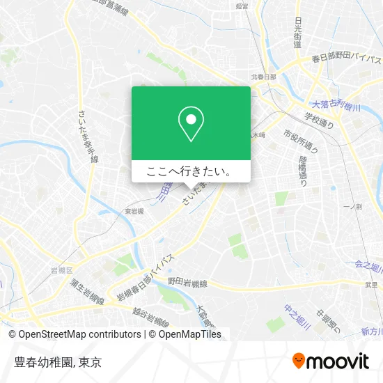 豊春幼稚園地図