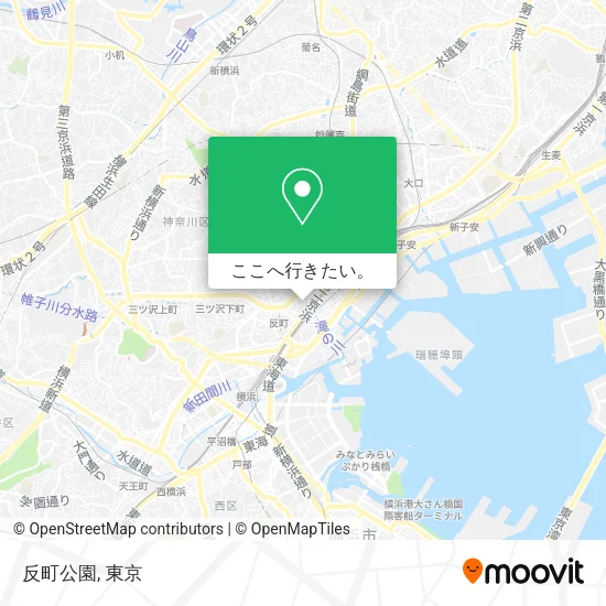 反町公園地図