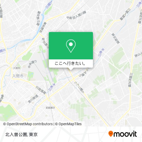 北入曽公園地図