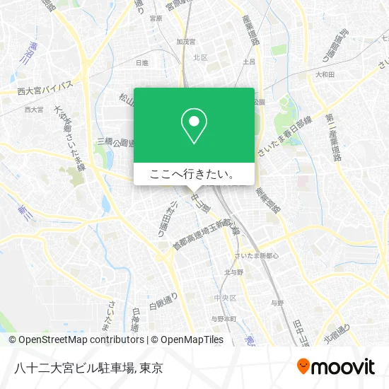 八十二大宮ビル駐車場地図
