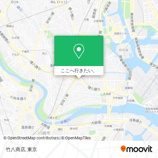 竹八商店地図