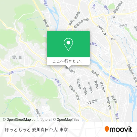 ほっともっと 愛川春日台店地図