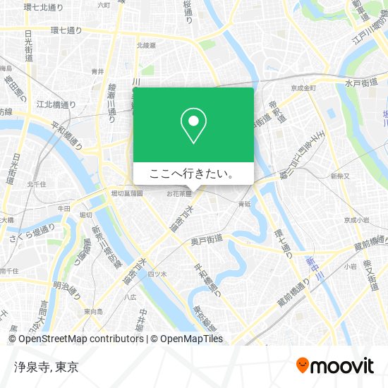 浄泉寺地図