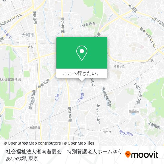 社会福祉法人湘南遊愛会　特別養護老人ホームゆうあいの郷地図