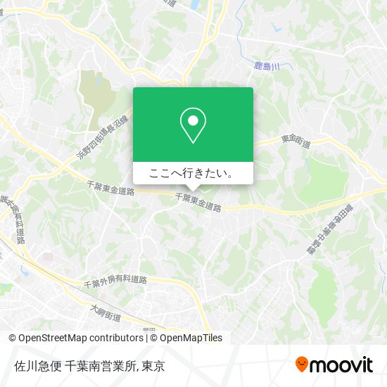 佐川急便 千葉南営業所地図