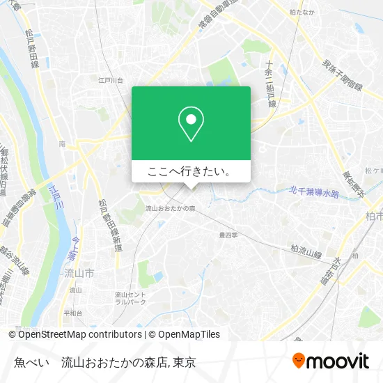 魚べい　流山おおたかの森店地図