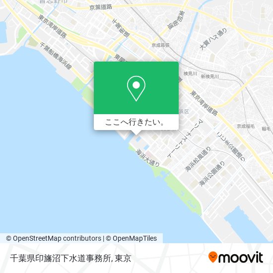 千葉県印旛沼下水道事務所地図