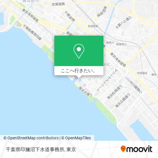 千葉県印旛沼下水道事務所地図