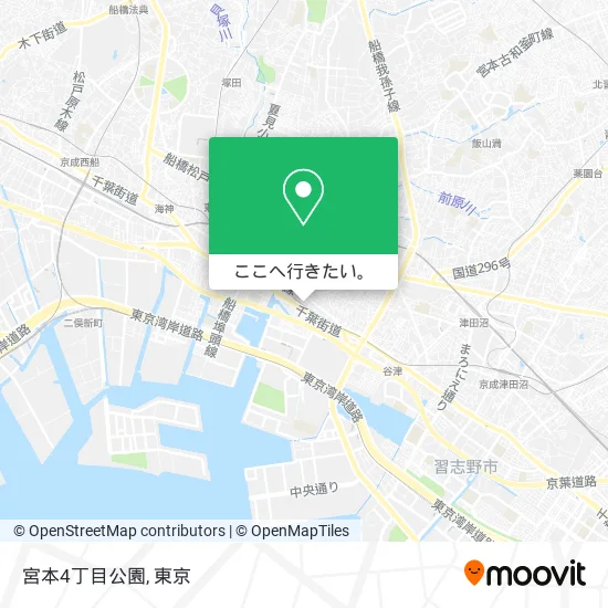 宮本4丁目公園地図