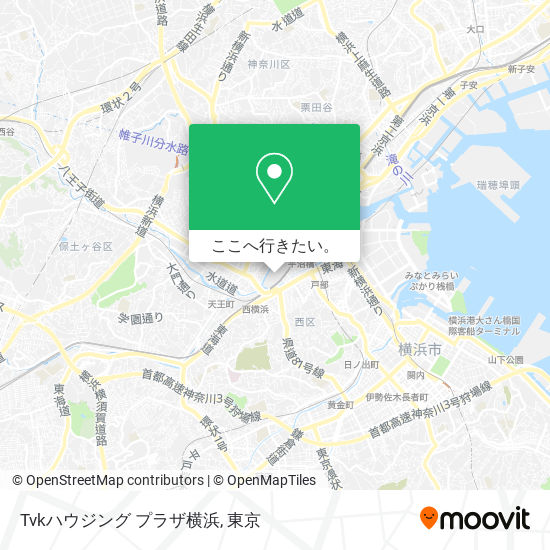 Tvkハウジング プラザ横浜地図