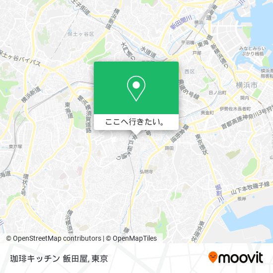 珈琲キッチン 飯田屋地図
