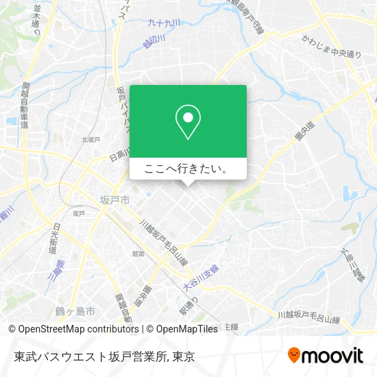 東武バスウエスト坂戸営業所地図