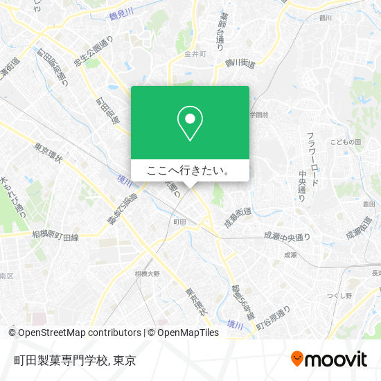 町田製菓専門学校地図