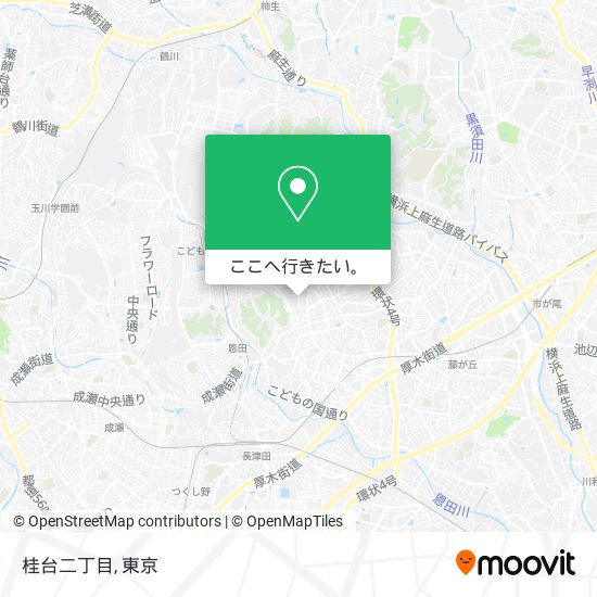 桂台二丁目地図