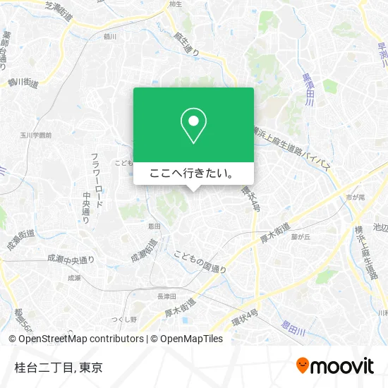桂台二丁目地図