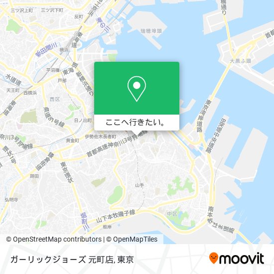 ガーリックジョーズ 元町店地図