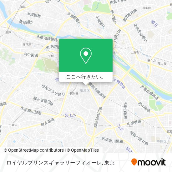 ロイヤルプリンスギャラリーフィオーレ地図