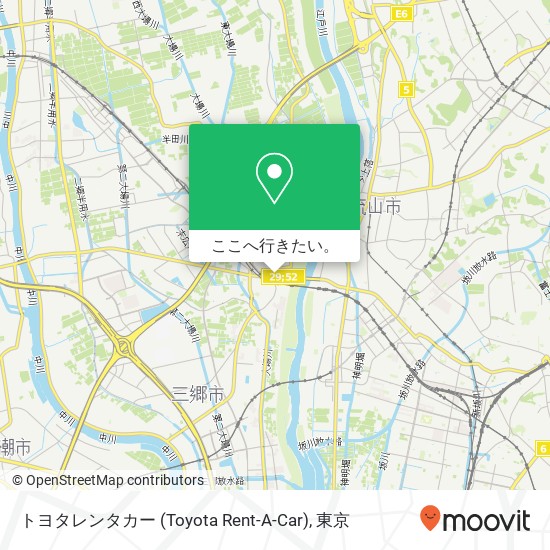 トヨタレンタカー (Toyota Rent-A-Car)地図