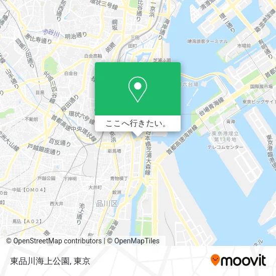 東品川海上公園地図