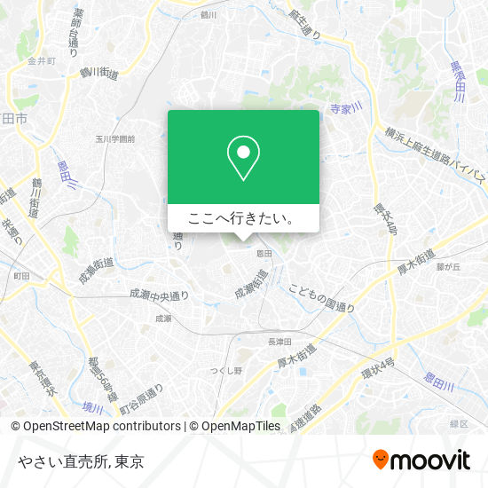 やさい直売所地図