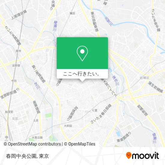 春岡中央公園地図