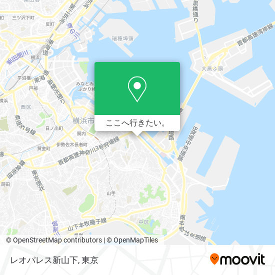 レオパレス新山下地図