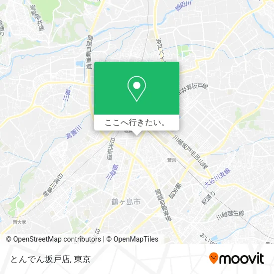 とんでん坂戸店地図