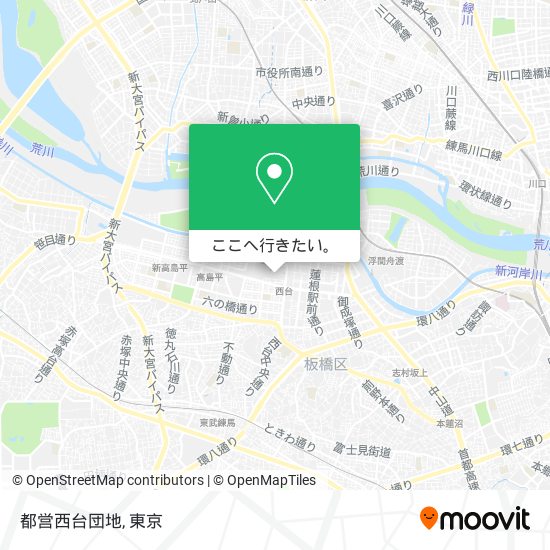 都営西台団地地図