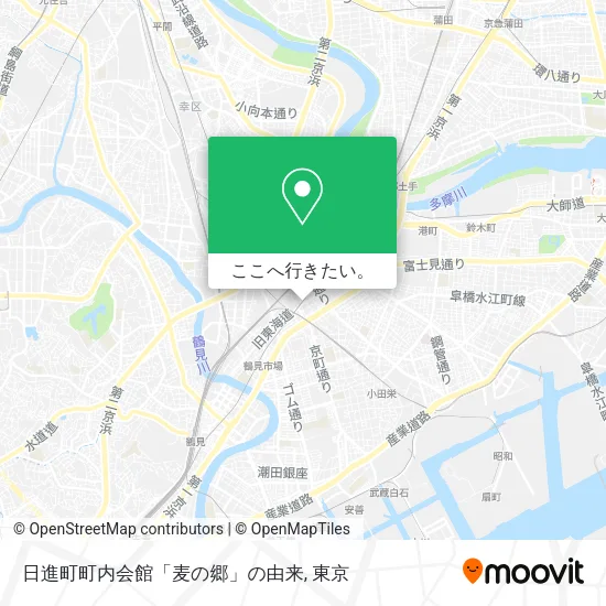 日進町町内会館「麦の郷」の由来地図