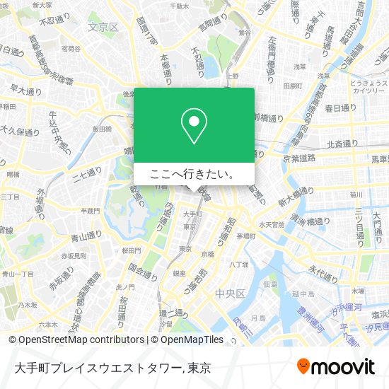 大手町プレイスウエストタワー地図