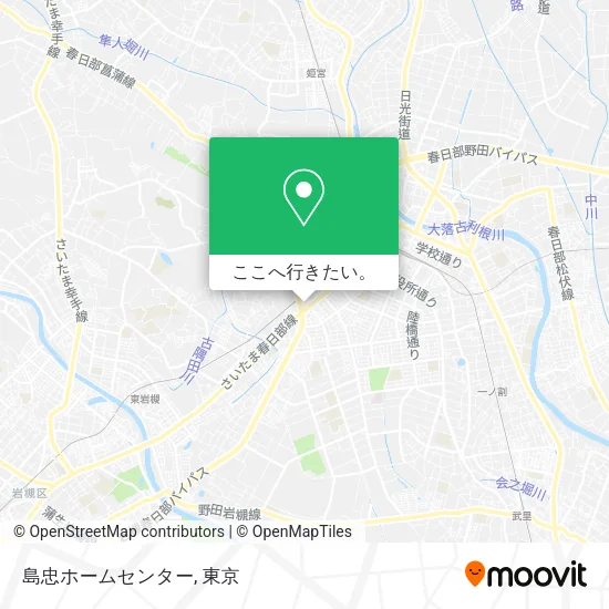 島忠ホームセンター地図