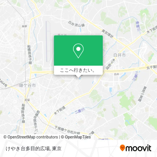 けやき台多目的広場地図