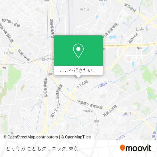 とりうみ こどもクリニック地図