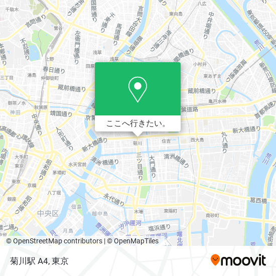 菊川駅 A4地図
