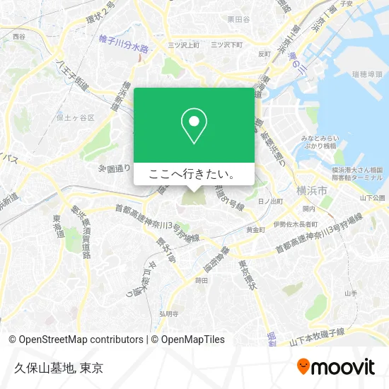 久保山墓地地図