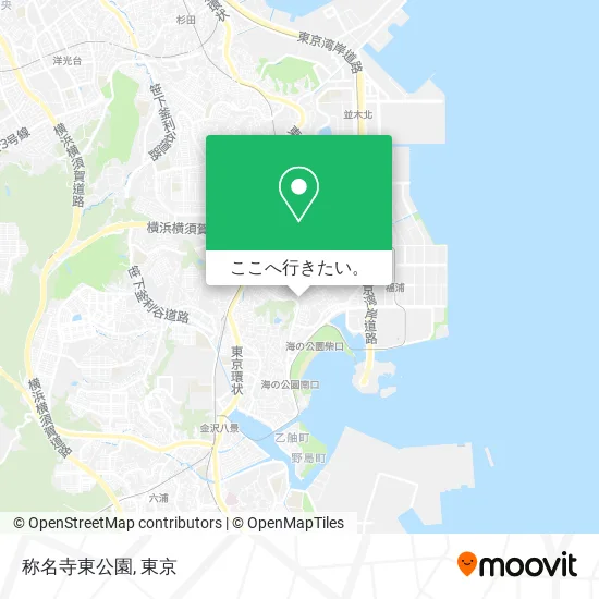 称名寺東公園地図