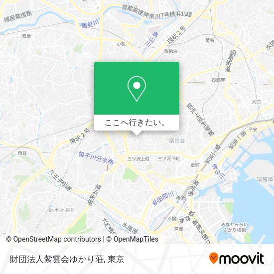 財団法人紫雲会ゆかり荘地図