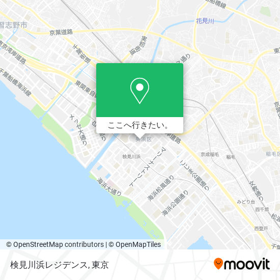 検見川浜レジデンス地図