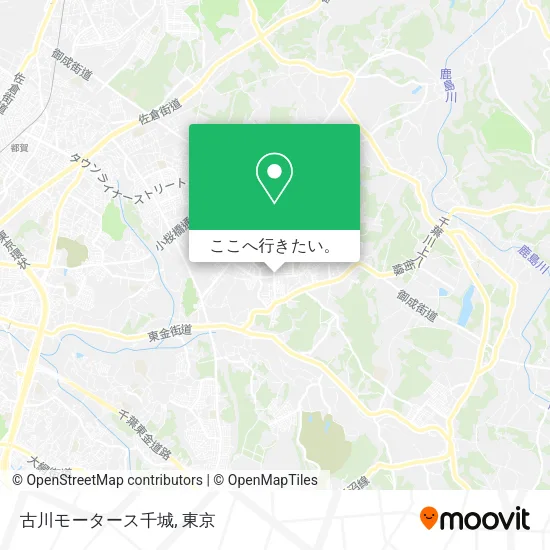 古川モータース千城地図
