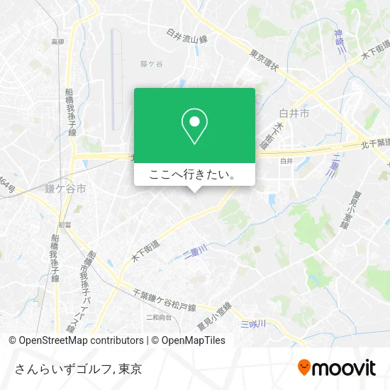 さんらいずゴルフ地図