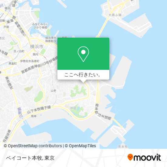 ベイコート本牧地図