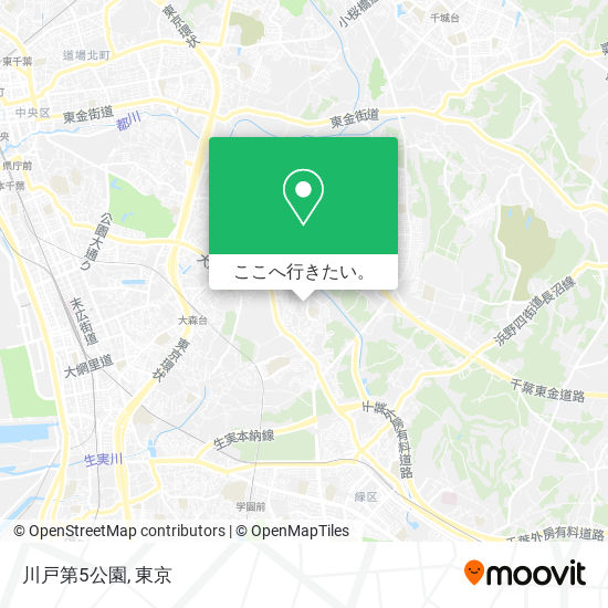 川戸第5公園地図