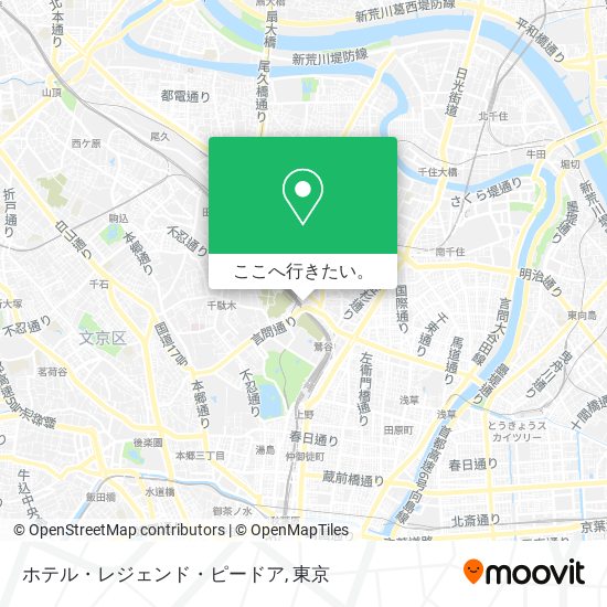 ホテル・レジェンド・ピードア地図